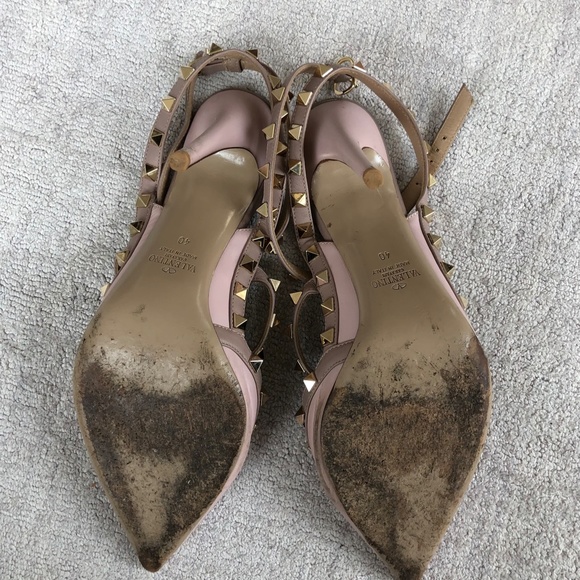 Original Valentino leather pump heels in used fair condition - Picture 9 of 10